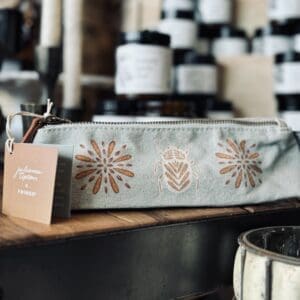 Flat Bottom Beetle Pencil Pouch