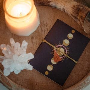 Indukala Moon Phase 5x7 Journal Recycled Paper