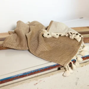 Camel Kitchen Towel w/Fringe